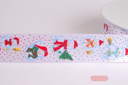 Bild von Band 25m/ 40mm, Schneemann, bunt