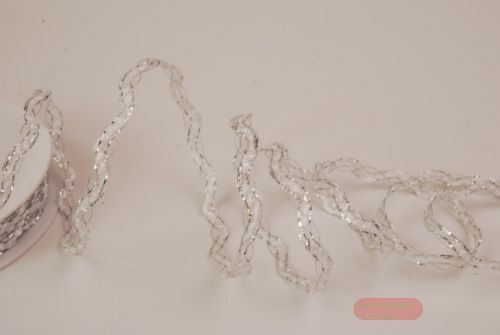 Bild von Band 20m/ 07mm, Wellenfransen, silber