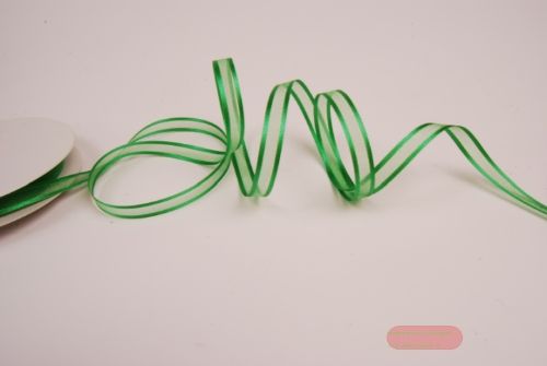 Bild von Band 25m/ 10mm, Organza D-Face satin, lindengrün