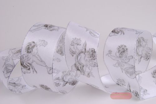 Bild von Band 20m/ 40mm, Engel, altsilber