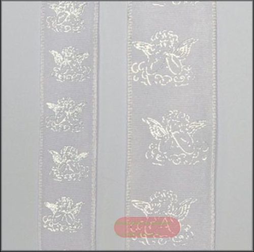 Bild von Band 20m/ 40mm, Engel 3D, silber