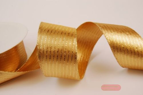 Bild von Band 20m/ 40mm, Lurex-Wellen, gold