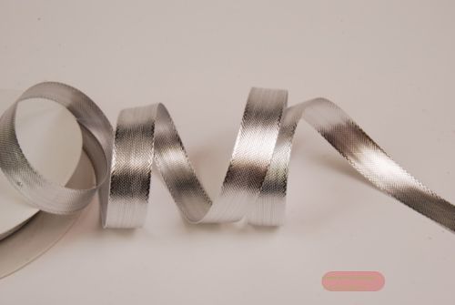 Bild von Band 25m/ 15mm, Lurex, silber