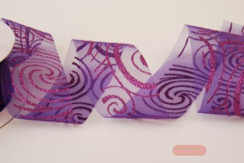 Bild von Band 20m/ 40mm, rinkeled unwired, violett