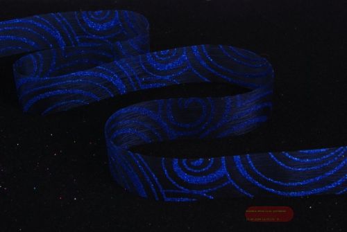 Bild von Band 20m/ 25mm, rinkeled unwired, d'blau