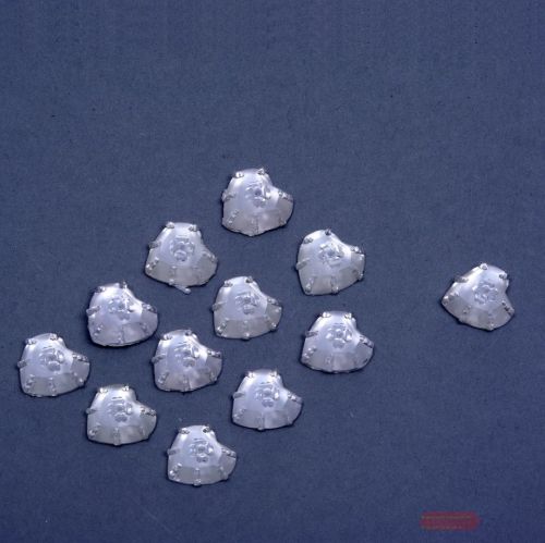 Bild von Stein, Acryl-Herz 15mm, klar-ecru