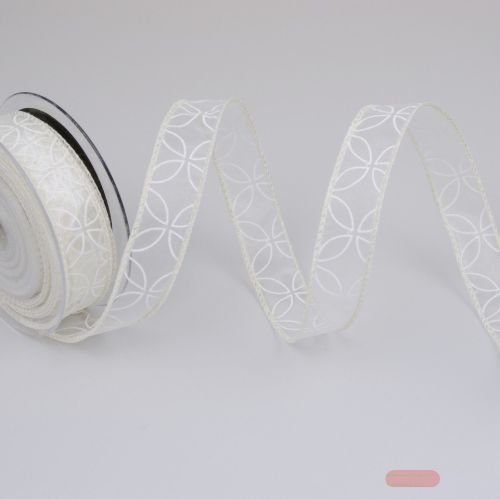 Bild von Band 10m/ 25mm, Hochzeit, ivory