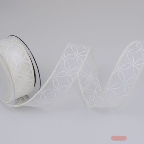 Bild von Band 10m/ 40mm, Hochzeit, ivory