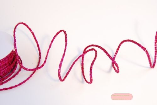 Bild von Band 15m/ 4mm, Kettendraht, fuchsia