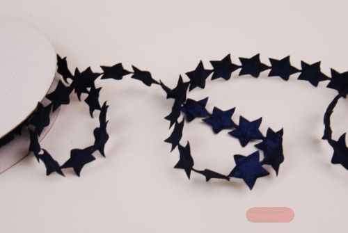 Bild von Band 10y/ 20mm, Sterne, d'blau