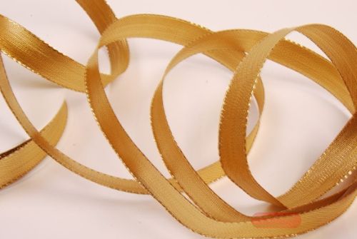 Bild von Band 20m/ 15mm, Flat lurex wired, gold