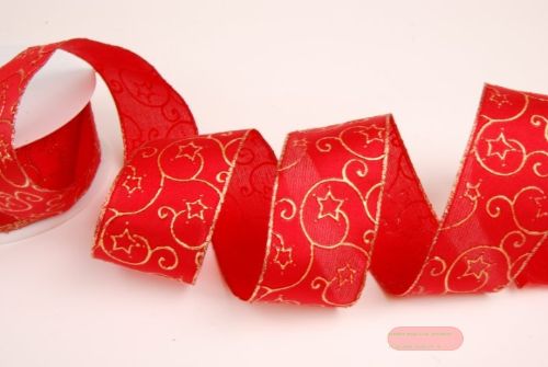 Bild von Band 20m/ 40mm, Sterne, rot