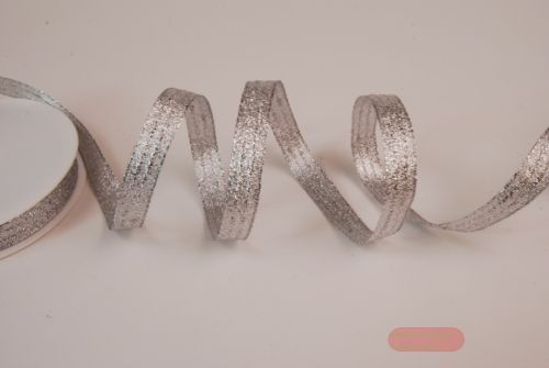 Bild von Band 20m/ 10mm, Majestic Lurex, silber