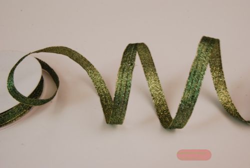 Bild von Band 20m/ 10mm, Majestic Lurex, grün