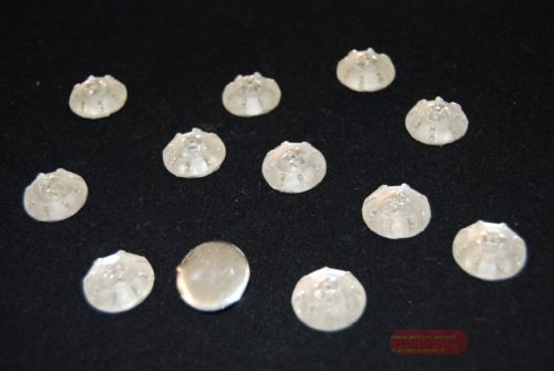 Bild von Steine, Acryl-Blume 20mm VE12, klar-ecru