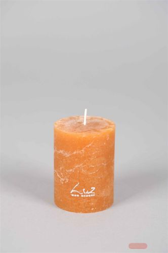 Bild von Rustic Zylinderkerze,   8cm x Ø60mm, amber