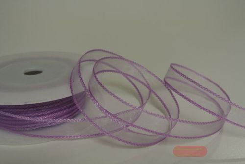 Bild von Band 20m/ 15mm, Organza mit Flechtkante, flieder