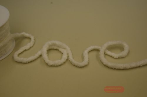 Bild von Kordel 10m/ 40mm, Wolle, weiss