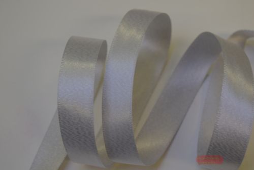 Bild von Band 25m/ 15mm, Uni mit Lurexschuss, silber