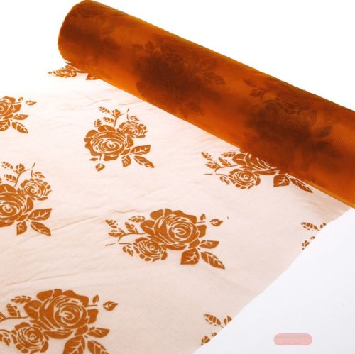 Bild von Tischläufer 15m/ 280mm, Flock Roses, p-mone