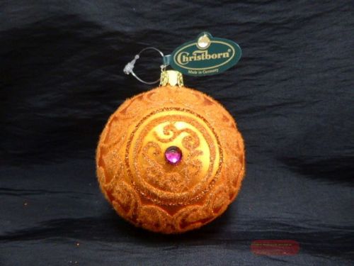 Bild von Liana, Kugel  8cm, orange matt