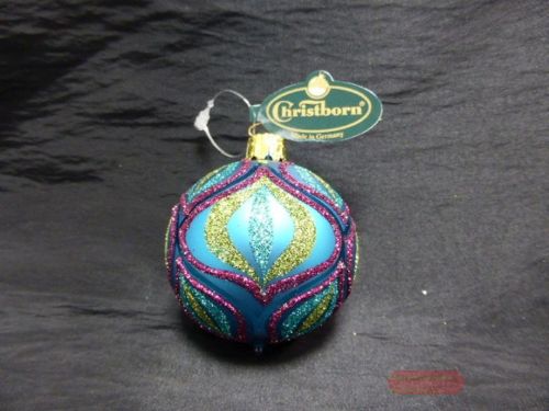 Bild von Fedora, Kugel  6cm, türkis matt