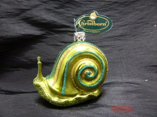 Bild von Signe, Schnecke 9cm, grün matt