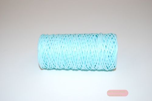 Bild von Band 50m/ 2mm, PaperCord mit Draht, h'blau