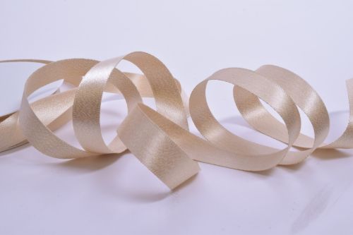 Bild von Band 25m/ 15mm, Uni mit Lurexschuss, gold