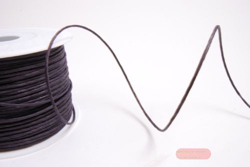 Bild von Band 100m/ 2mm, Paper Kord mit Draht, schwarz