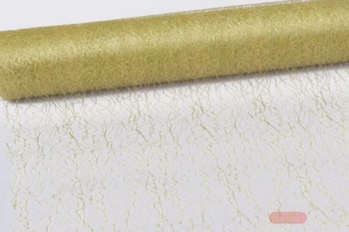 Bild von Deco, 25m/  50mm Spiderweb, hellgold