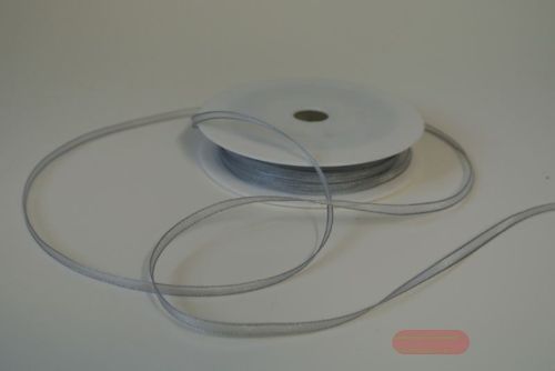 Bild von Band 50m/ 03mm, Organza, grau