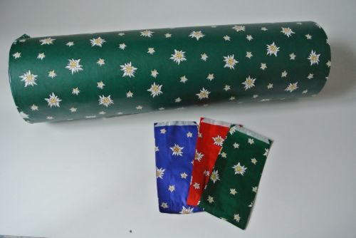 Bild von Bogen 50x  70cm, Edelweiss Kraft weiss 60gm2, grün