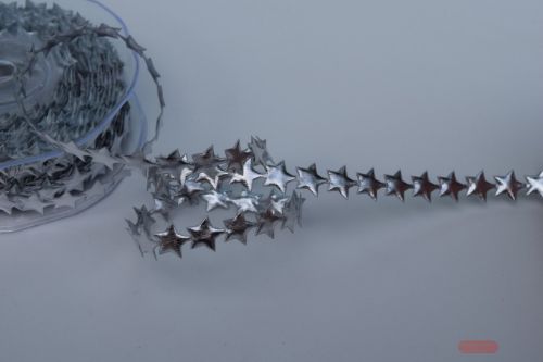 Bild von Band 10y/ 10mm, Puffinsterne, silber