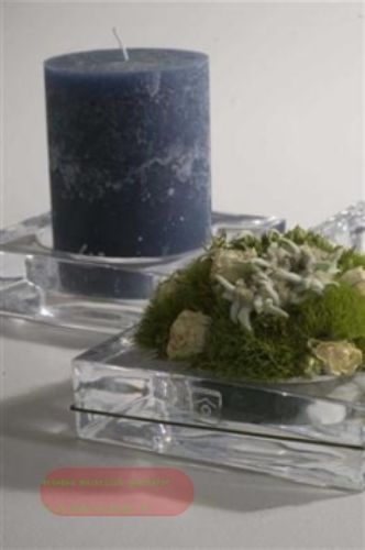 Bild von Untersetzer, Glas viereck L15x 15x H4cm, klar