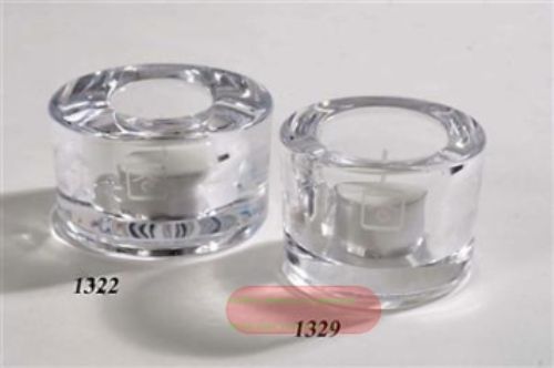 Bild von Teelichthalter, rund 9.5x 5.5cm, klar