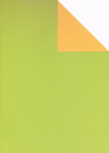 Bild von Rolle 250m x  70cm, Uni Duo gerippt, kiwi/mais*