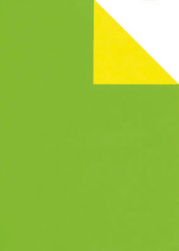 Bild von Rolle 250m x  70cm, Uni Duo gerippt, grün/gelb*