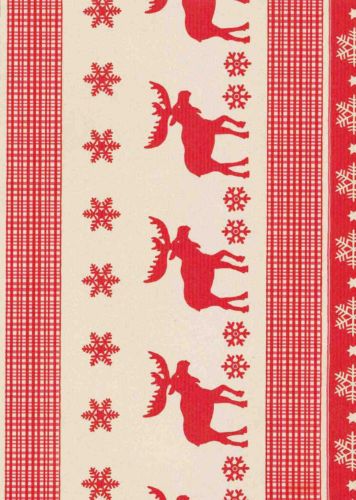 Bild von Rolle 200m x  70cm, Bodö Elch gerippt, rot