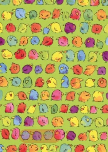 Bild von Rolle 200m x  70cm, Piepmatz, bunt-grün