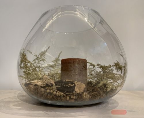 Bild von Glasvase, Convexa gebogen Ø38x H30cm, klar