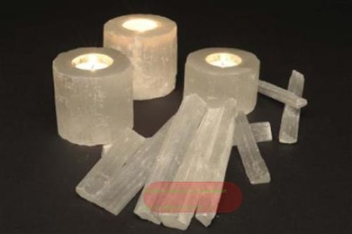 Bild von Selenit Chips, 1kg - Länge 2 - 3 cm, weiss/blanc