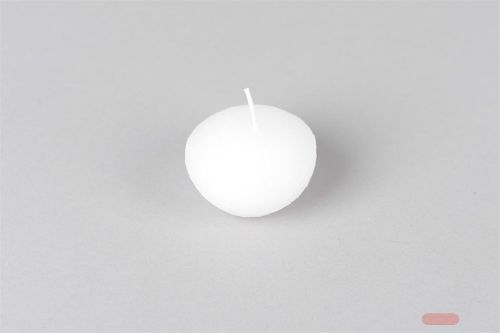 Bild von Schwimmkerze, 6cm x Ø 60mm, weiss
