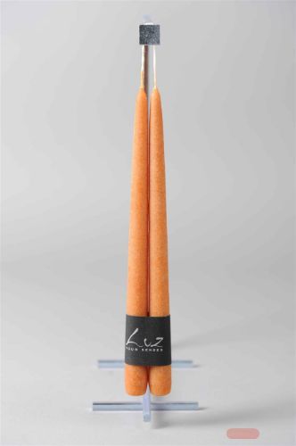 Bild von Rustic Tauchkerze, 30cm x 22mm - Paar, amber