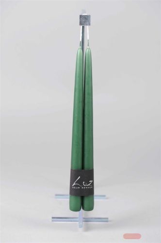 Bild von Tauchkerze, 30cm x 22mm - 1 Paar, tannengrün