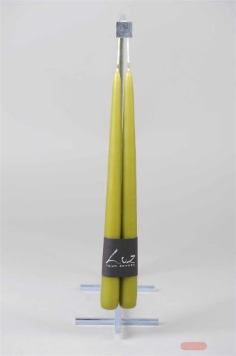 Bild von Tauchkerze, 30cm x 22mm - 1 Paar, oliv