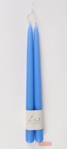 Bild von Tauchkerze, 30cm x 22mm - 1 Paar, blue heaven*