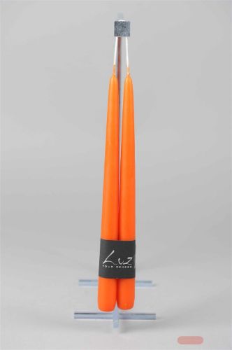 Bild von Tauchkerze, 30cm x 22mm - 1 Paar, orange