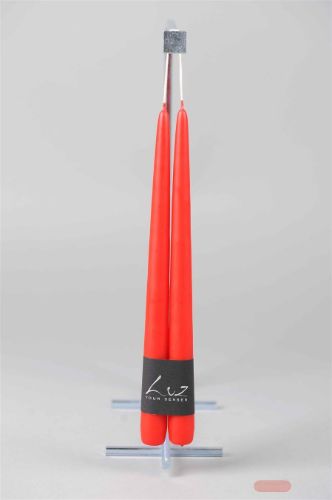 Bild von Tauchkerze, 40cm x 22mm - 1 Paar, rot