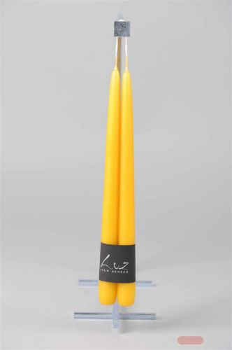 Bild von Tauchkerze, 40cm x 22mm - 1 Paar, ocker